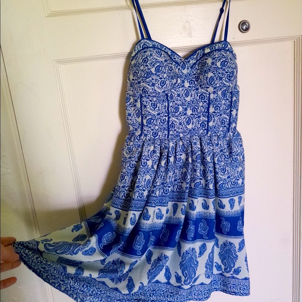 band of gypsies blue dress size xs